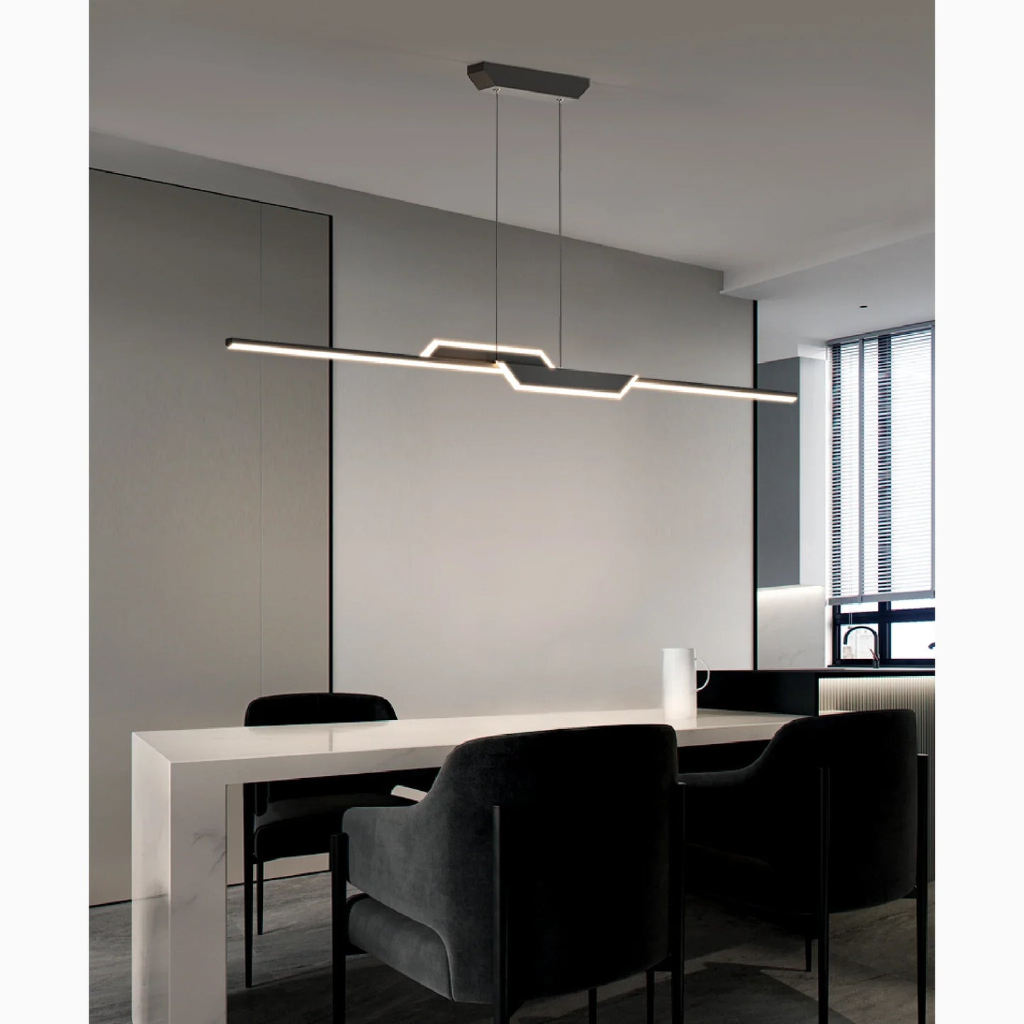 MinimalGlow - Lustre de style minimaliste pour salon