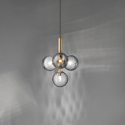 ClearLume - Verfeinerte Glas-Pendelleuchte mit Aluminiumdetails