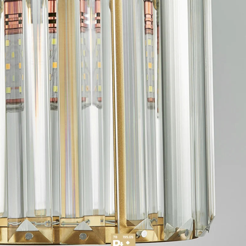 DazzleBeam - Crystal Pendant Light with K9 Crystal