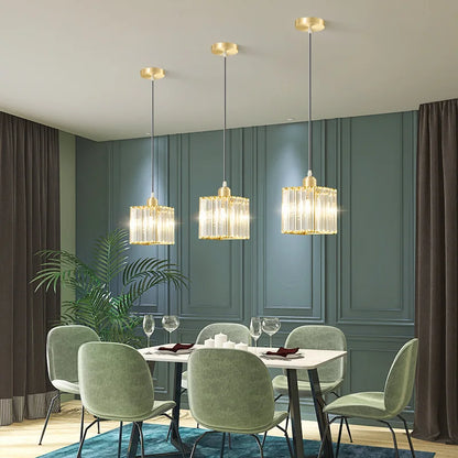 DazzleBeam - Crystal Pendant Light with K9 Crystal
