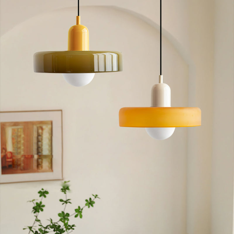 BauhausGlow | Coloured Glass Pendant Light