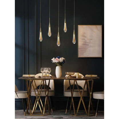 CrystalLuxe - Pendelleuchte mit Kristallen für das Wohnzimmer
