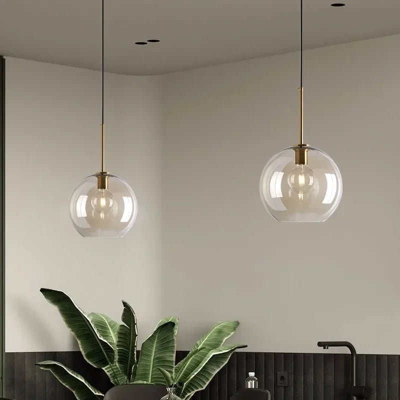 NordicSphere - Scandinavian Modern Glass Pendant Lamp