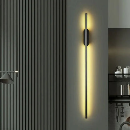 SofaGlow - Moderne væglampe i sort og guld