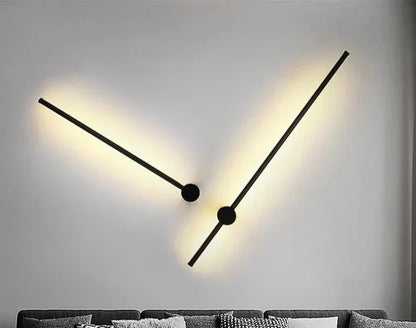 RodLux - Lampe murale moderne avec prise et design scandinave