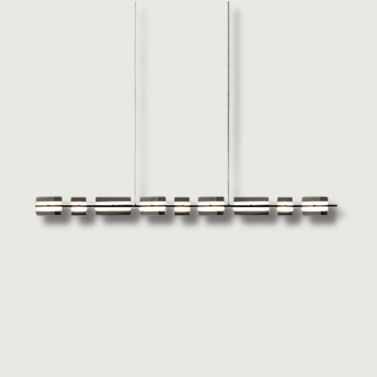 GlaciaLicht - Rectangular Copper Chandelier