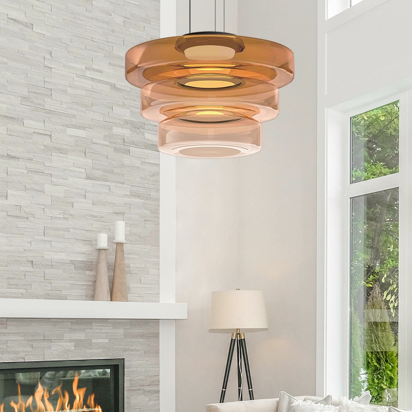 ModernBauhaus | Glass Pendant Light