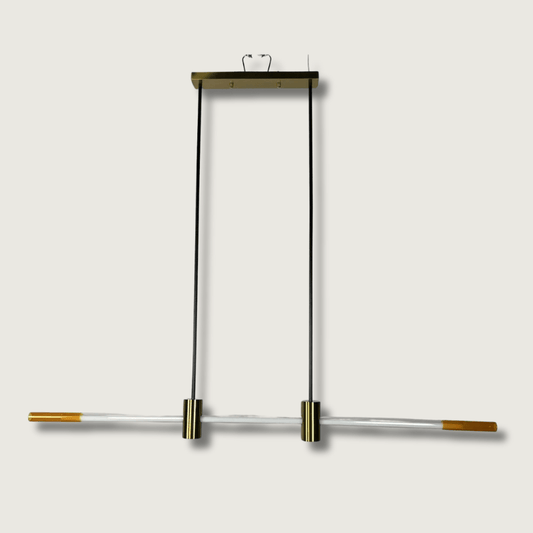 GlowElevate - Stilig lysekrone i gulldesign