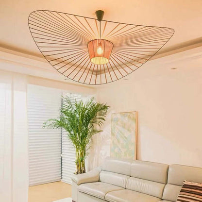 ZenSphere | LED pendel i skandinavisk rattan-look