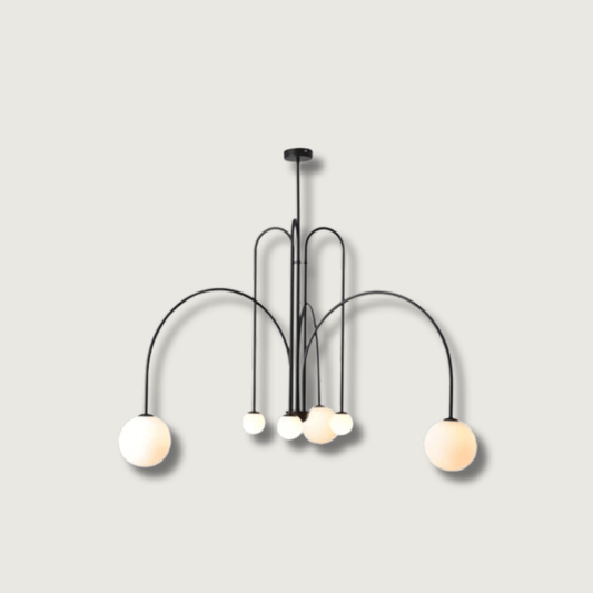 BoogLicht - Modern Pendant Chandelier with Stylish Curves