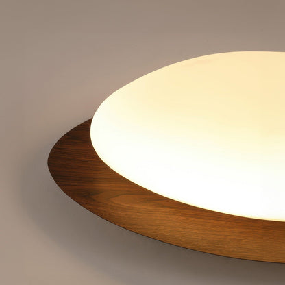 PebbleGlow | Scandinavian Wooden Ceiling Light
