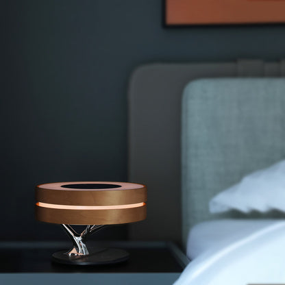 SmartGlow - Moderne Schreibtischlampe mit Lautsprecher und kabellosem Ladegerät