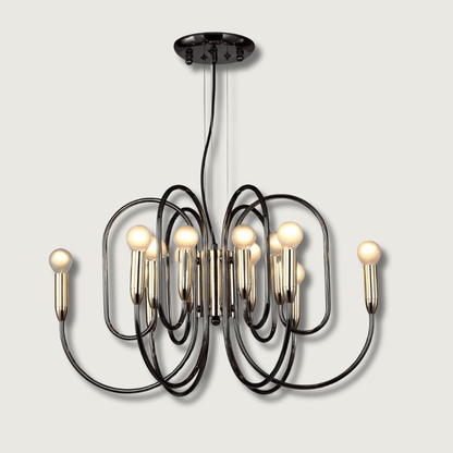 GlowElegance - Lustre Art Déco Moderne