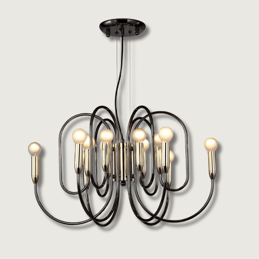 GlowElegance - Moderne Art-Deco lysekrone