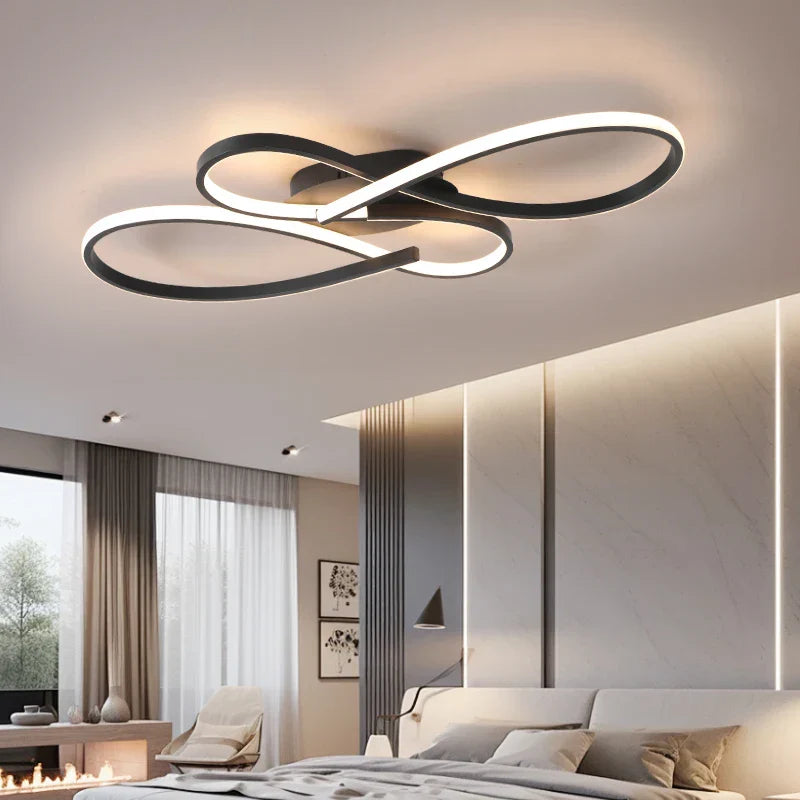 LuxeGlow - Minimalist Ceiling Light with LED Lighting