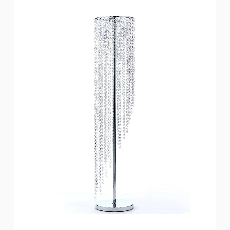 VeilLight - Lampe sur pied LED élégante avec cristaux