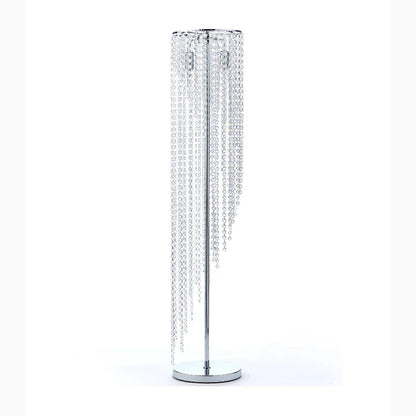 VeilLight - Lampe sur pied LED élégante avec cristaux