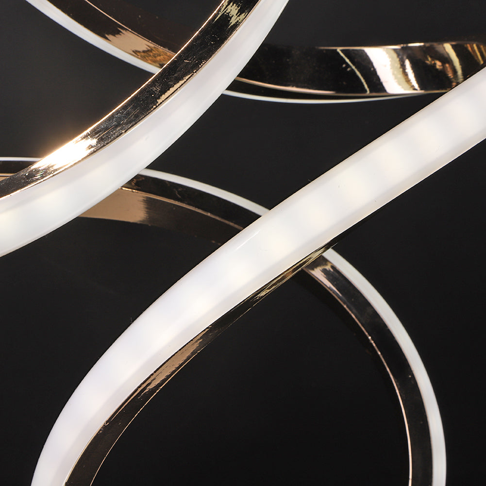 SpiralLume - LED-Tischlampe in Spiralform mit warmem Licht