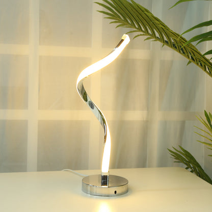 SpiralBeam - LED-Schreibtischlampe mit Spiraldesign für das Schlafzimmer
