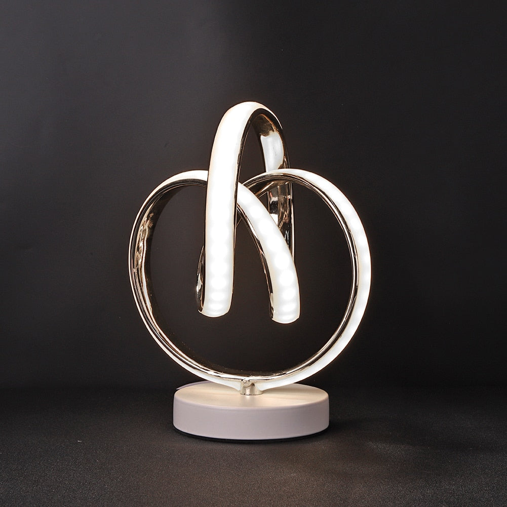SpiralLume - LED-Tischlampe in Spiralform mit warmem Licht