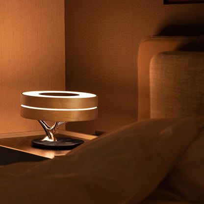 SmartGlow - Moderne Schreibtischlampe mit Lautsprecher und kabellosem Ladegerät