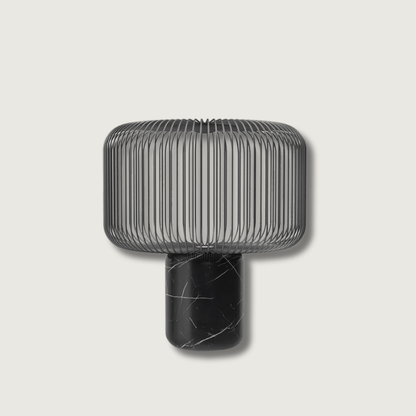 LuxeKeshi - Table Lamp with Modern Base and Subtle Lighting