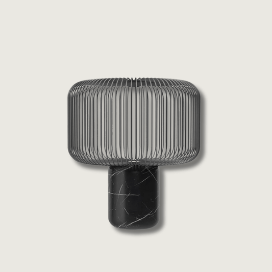 LuxeKeshi - Table Lamp with Modern Base and Subtle Lighting