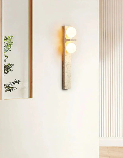 StoneGlow - Lampes murales à bandes LED longues pour salon