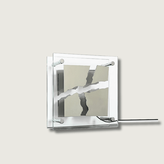 GlowFrame – Elegant firkantet glasbordlampe