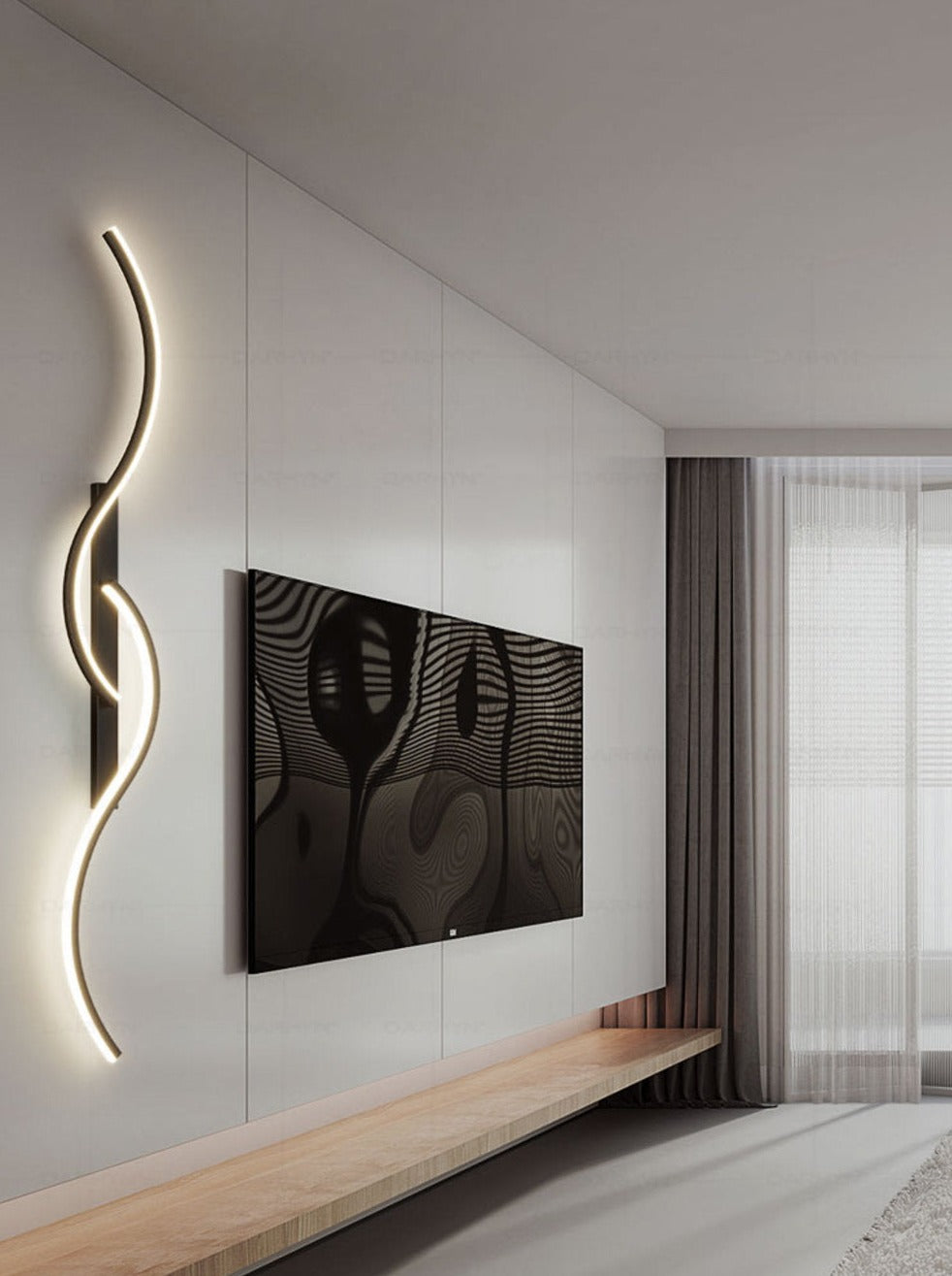 GlowDesign - Moderne LED Væglampe