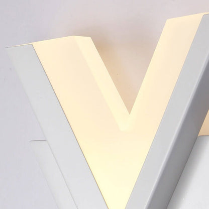 VGlow - Lampe murale LED avec forme en V créative
