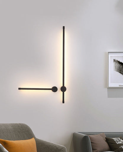 RodLux - Lampe murale moderne avec prise et design scandinave