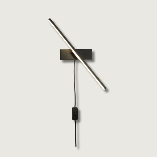 NordicPlug - Lampe murale scandinave avec prise