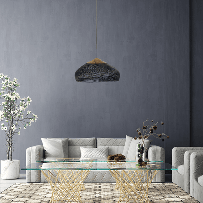 BohoRust - Handmade Rattan Pendant Light