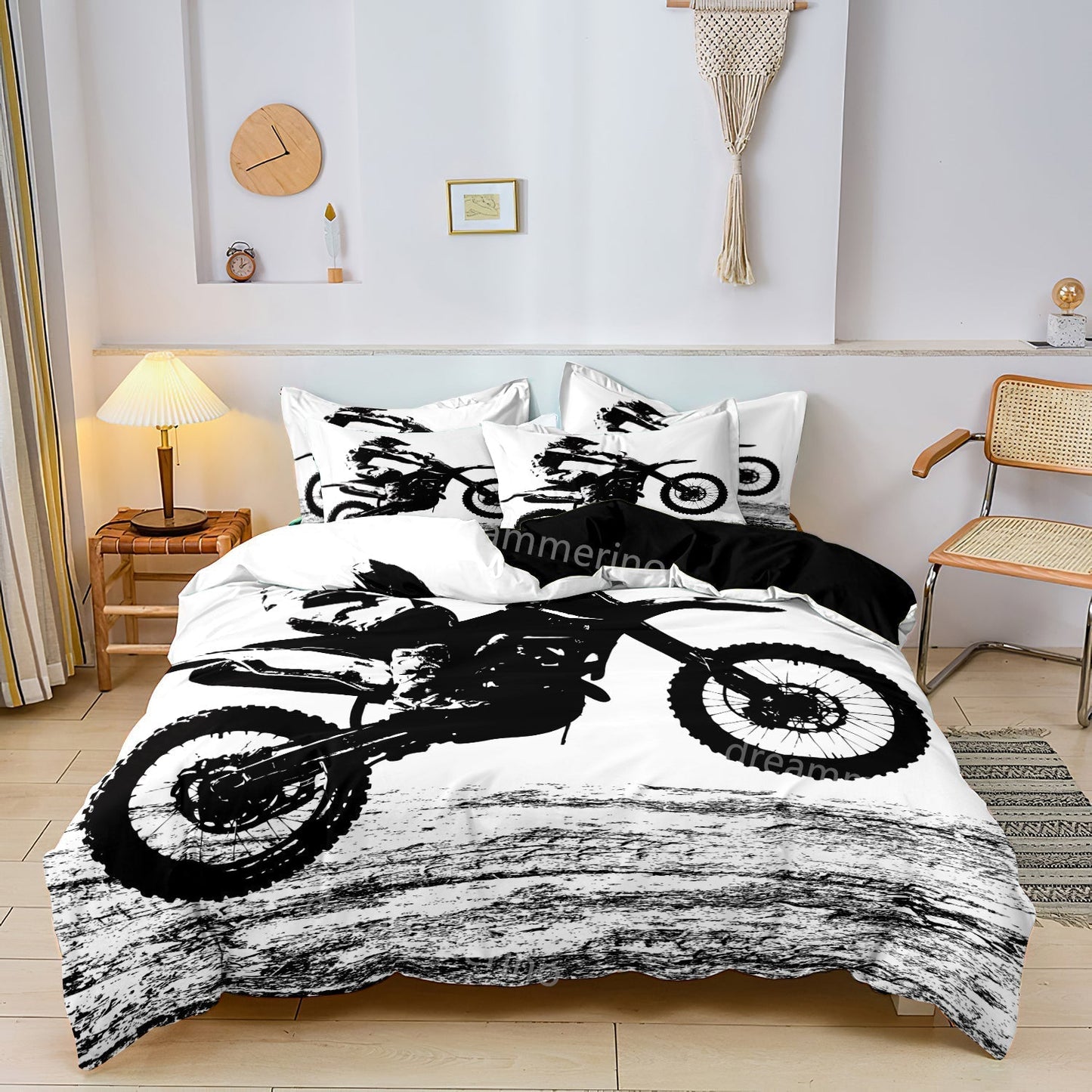 SpeedRider - Motorrad-Themen-Bettbezug-Set
