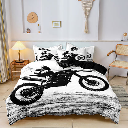 SpeedRider - Motorrad-Themen-Bettbezug-Set