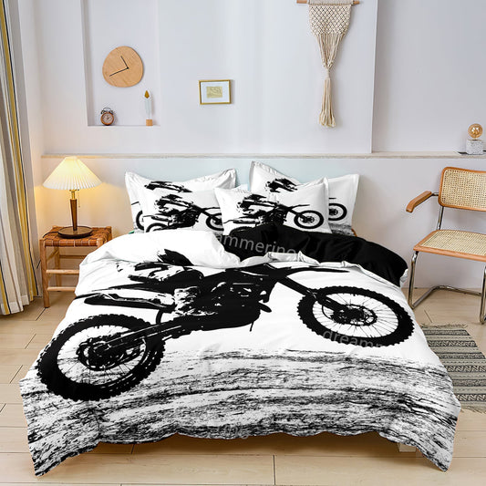 SpeedRider - Motorrad-Themen-Bettbezug-Set