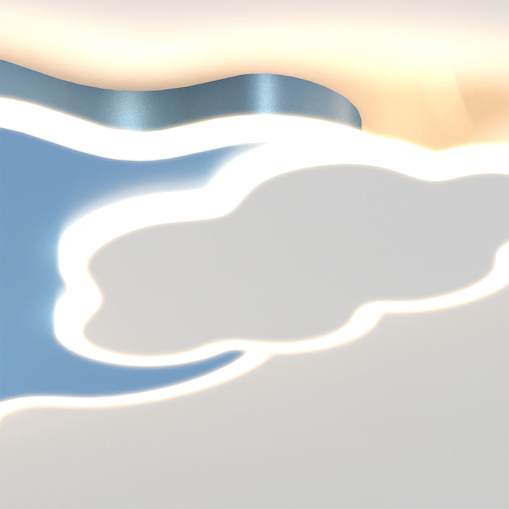 NuagesLuxe - Ceiling Light with Cloud Accents and Intimate Lighting