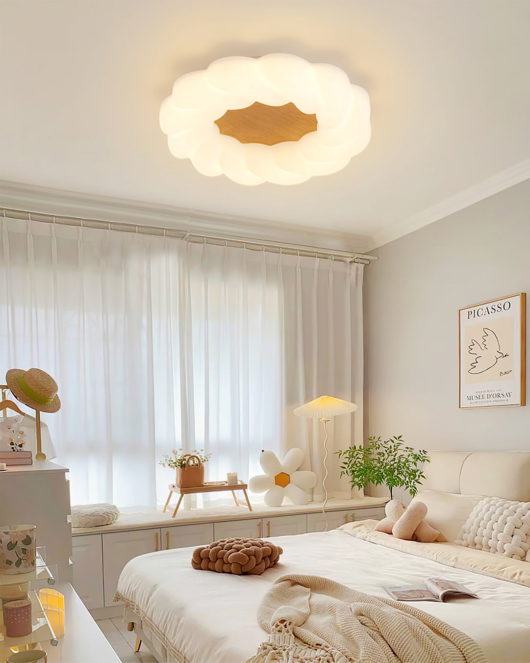 NubiGlow - Deckenleuchte mit modernem Stil und angenehmer Lichtverteilung