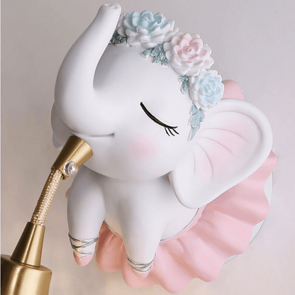 JumboShine - LED Olifant Wandlamp