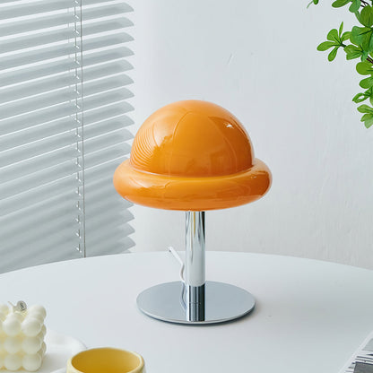 GalaxieGlow - Lampe de table avec finition métallique et thème spatial