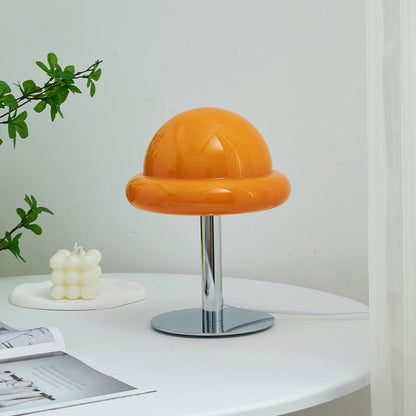 GalaxieGlow - Lampe de table avec finition métallique et thème spatial
