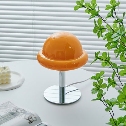 GalaxieGlow - Lampe de table avec finition métallique et thème spatial
