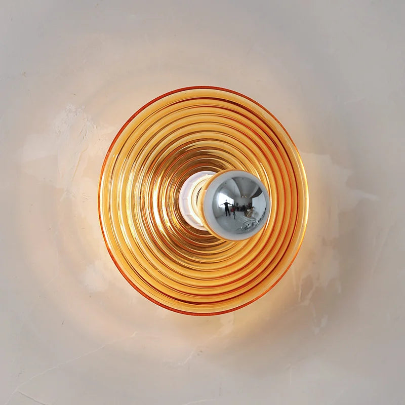 OldStyle - Vintage Glas Wandlampe