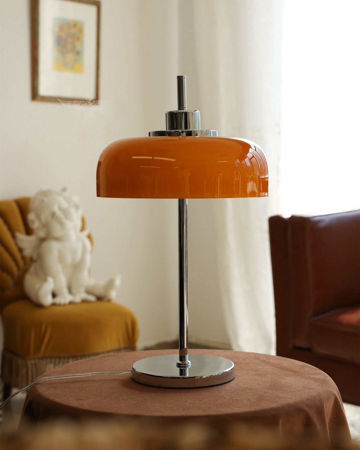 VibrantAura - Lampe de table LED moderne au design rétro
