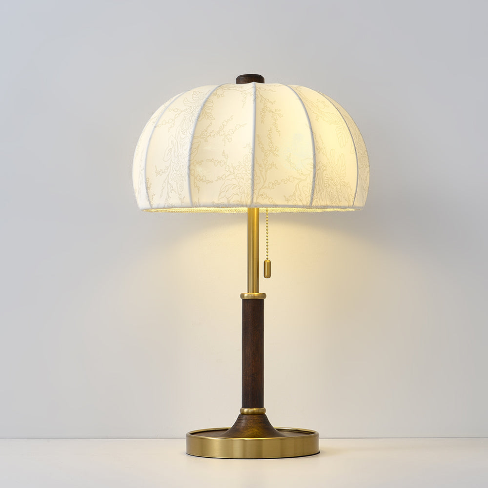 OrchidLite - Stilfuld Bordlampe med Moderne Stoffront