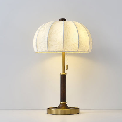 OrchidLite - Stilfuld Bordlampe med Moderne Stoffront