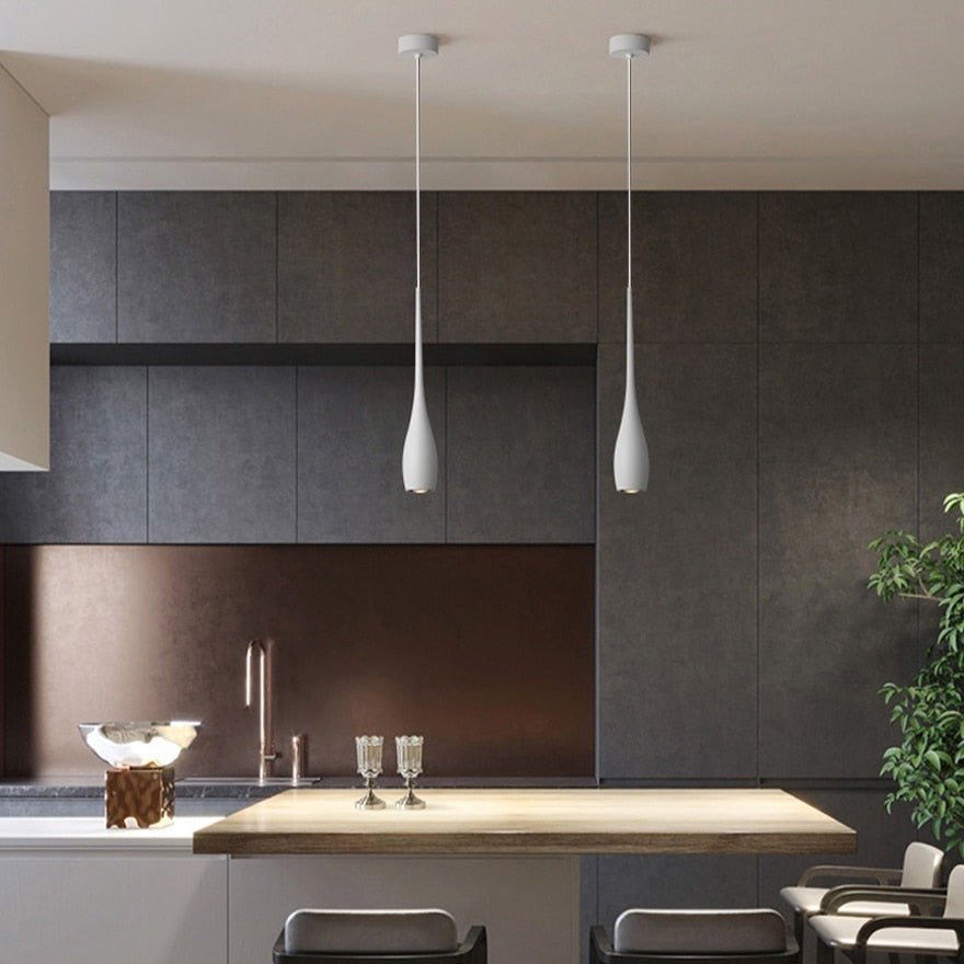 BrightForm - Slim LED Pendant Light for Stylish Illumination