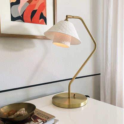 LuxeOxford - Dobbelt bordlampe med slankt design og subtil lysdiffusion