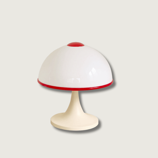 Luxe Mushroom - Bordlampe med elegant fod og blød lysdiffusion